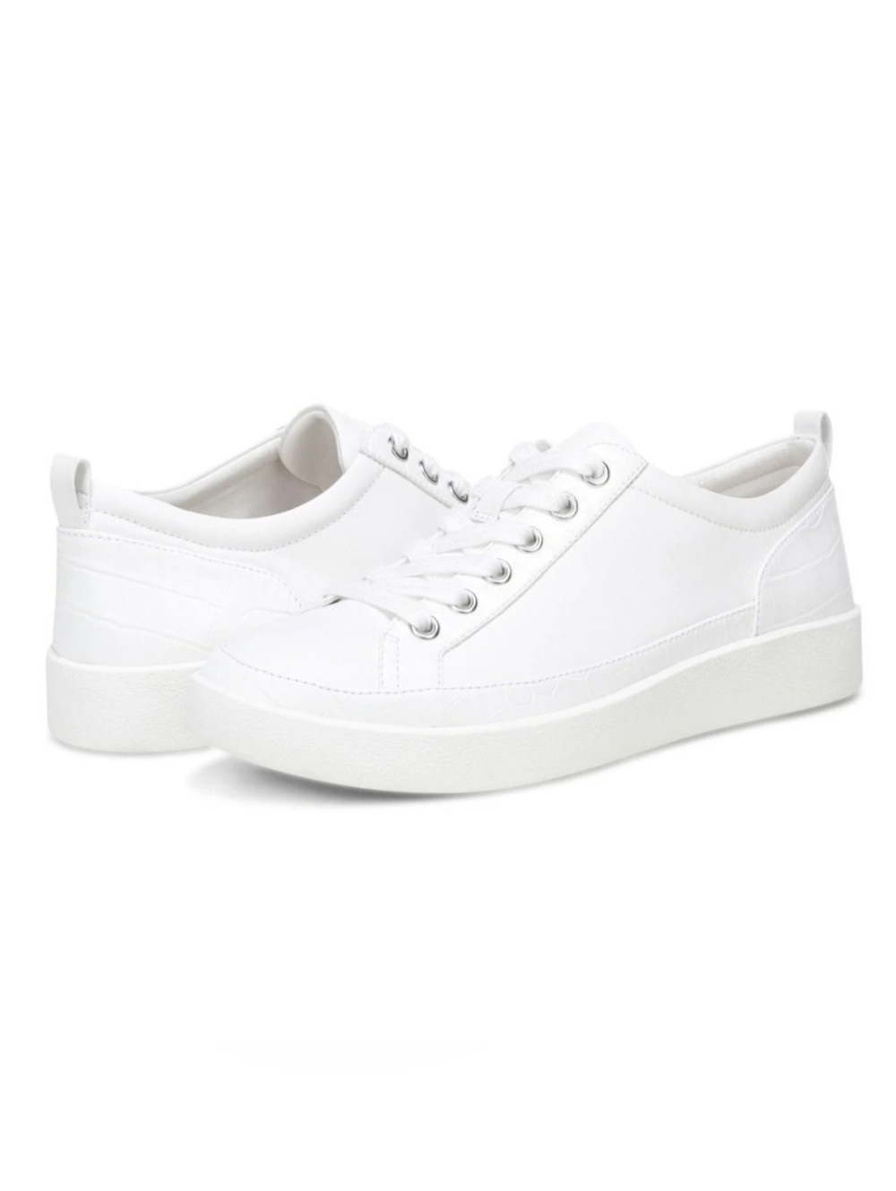Vionic Winny White Leather Sneaker